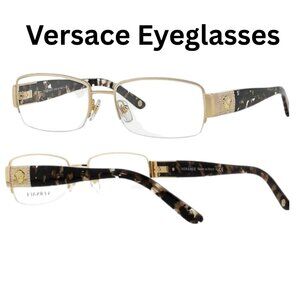 New unisex Gold Versace VE 1175B Eyeglasses Clearance
